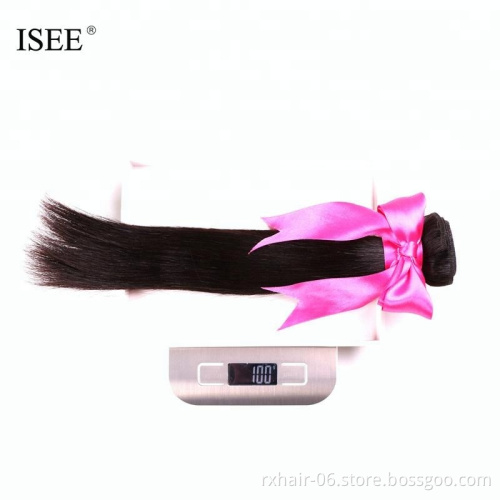 Unprocessed Peruvian Human Virgin Straight Hair Weft Extensions Uk